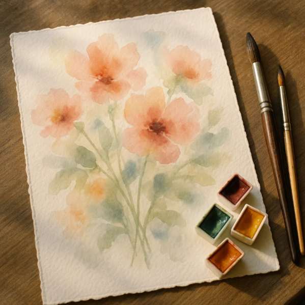 Loose Watercolor Technik im Aquarell Malkurs mit Andrej Knack – fließende Farben, kreative Leichtigkeit