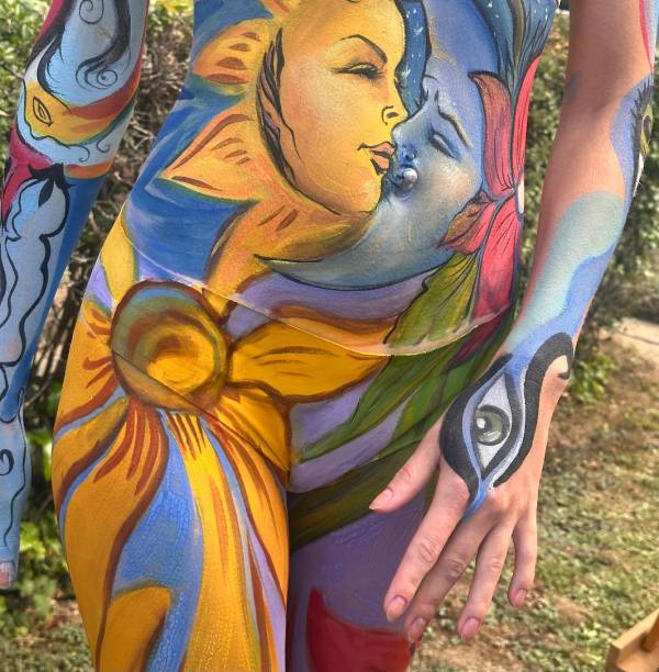 Bodypainting Baden-Baden, Körperbemalung, Körperkunst, Body-Painting, Babybauch-Bemalung