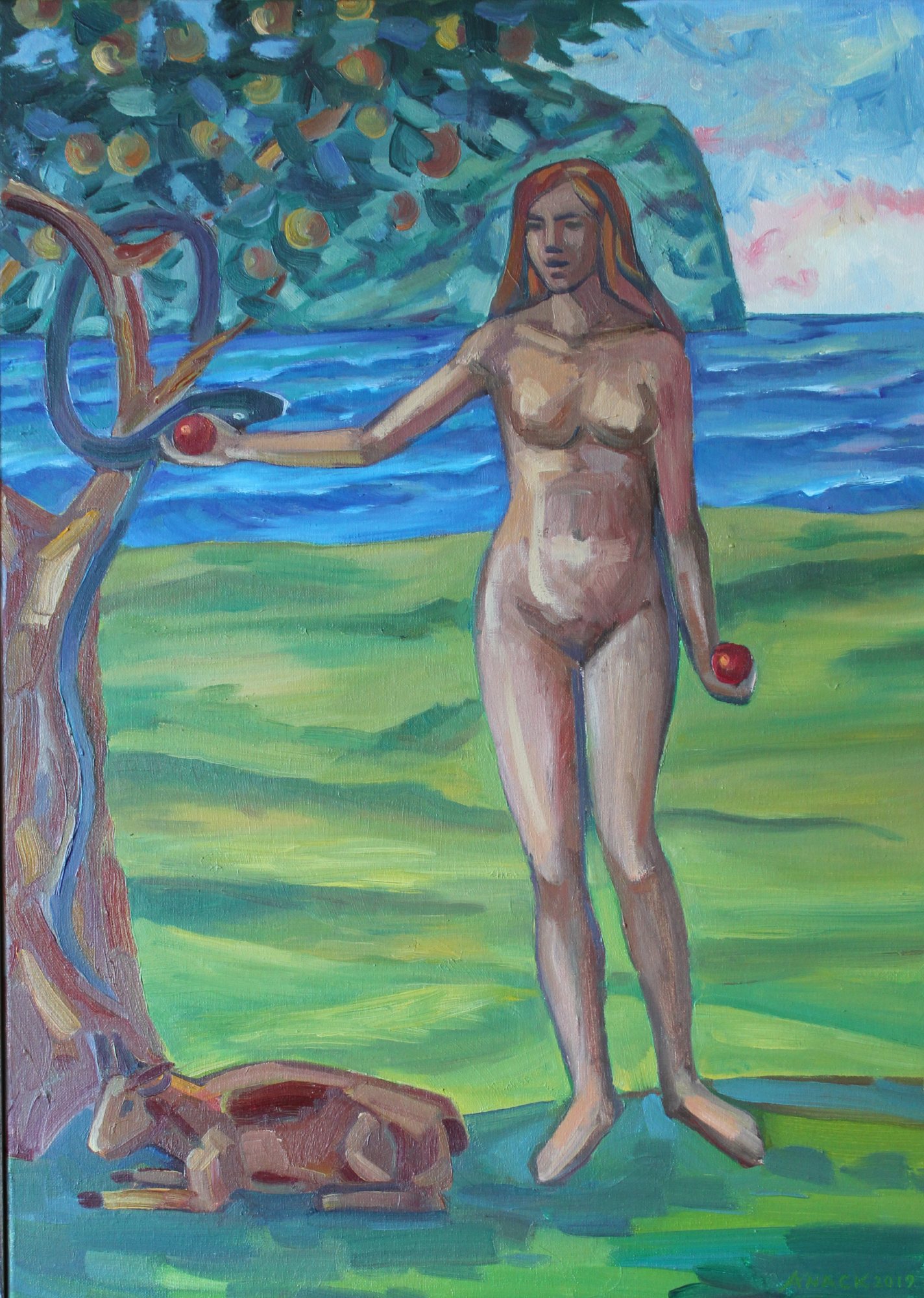 Gemälde "Eva" Andrej Knack 2016