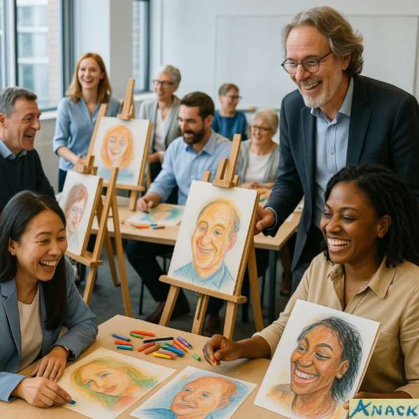Team-Building + Kreativitätsförderung mit Malkurs