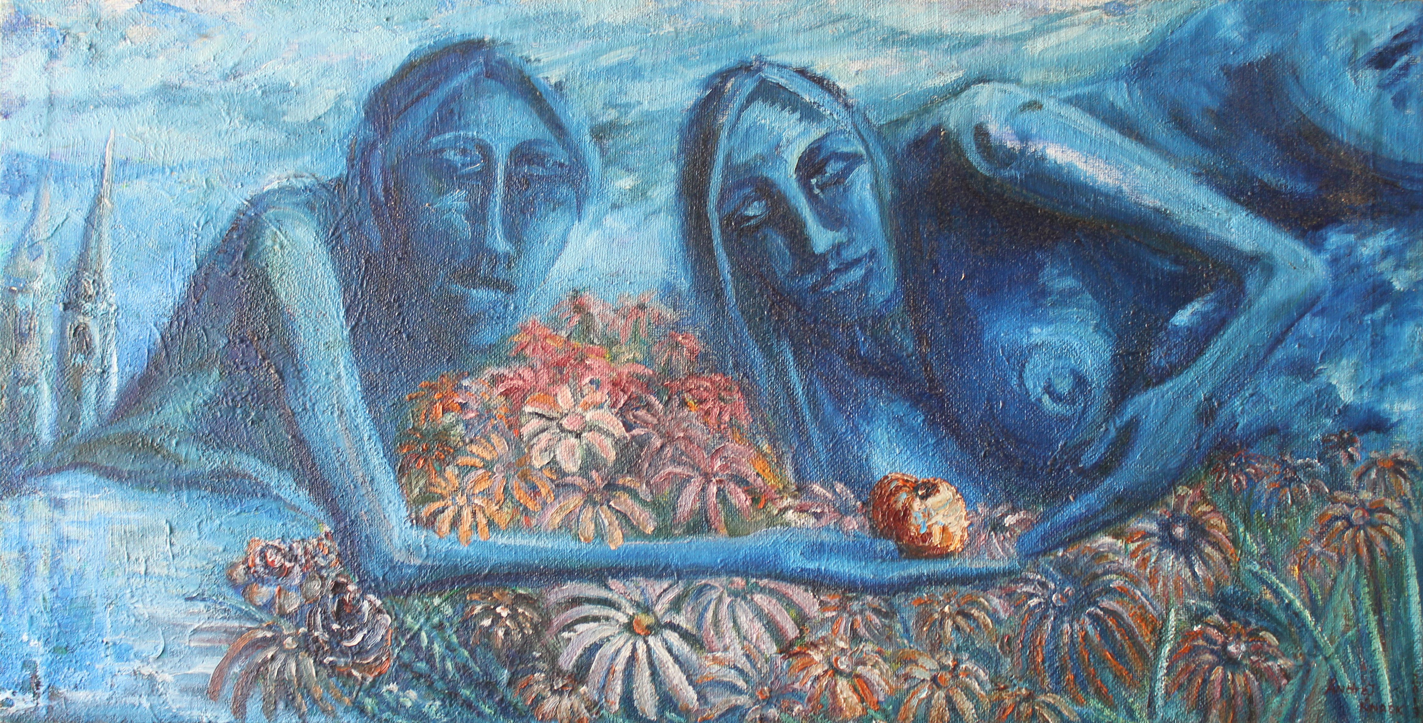 Kunstmalerei "Himmel und Erde" Andrej Knack 2013"