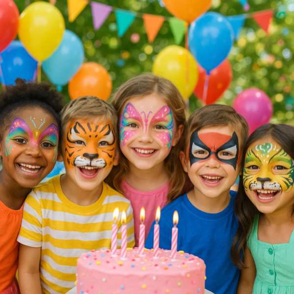 Professionelles Kinderschminken Geburtstag