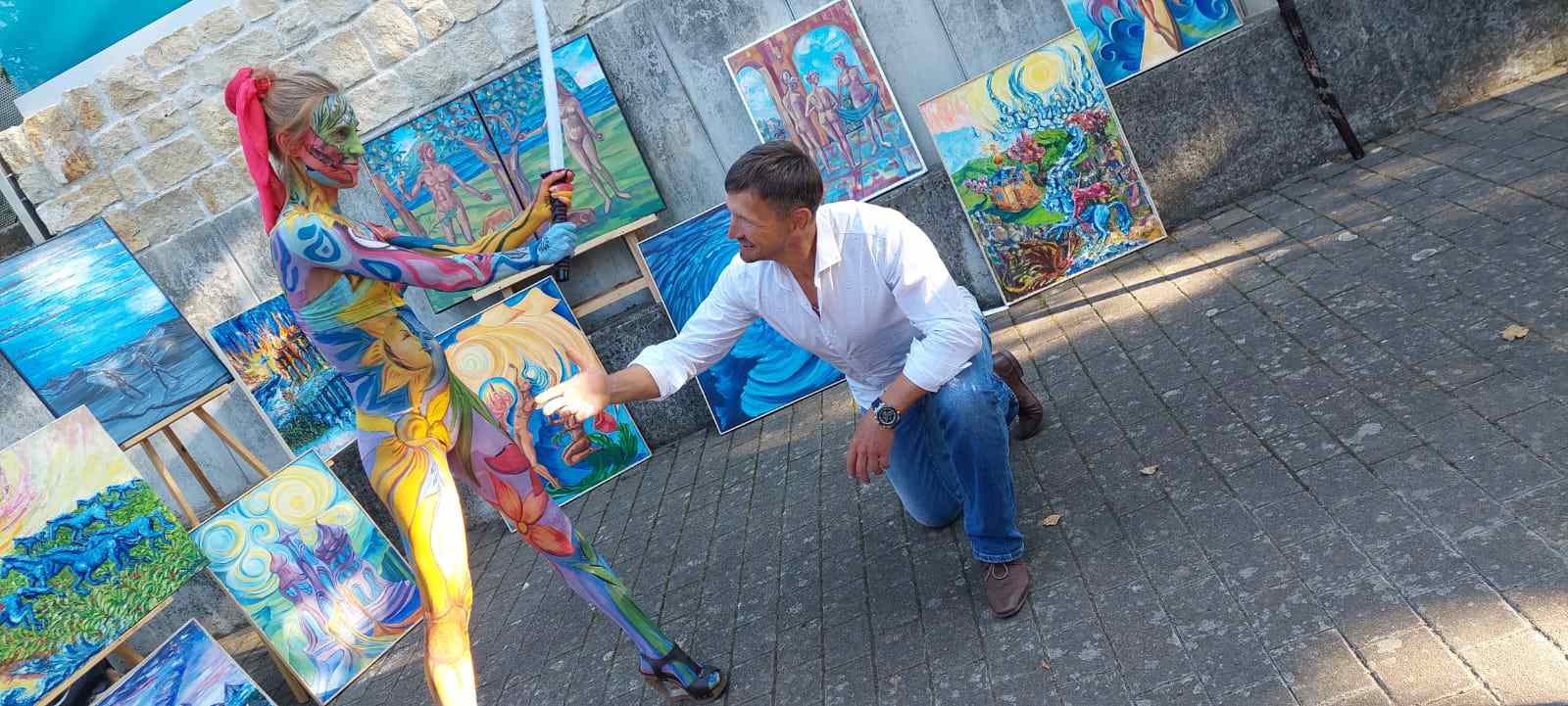 Bodypainting für Veranstaltungen – Live-Kunst-Performance in Baden-Baden