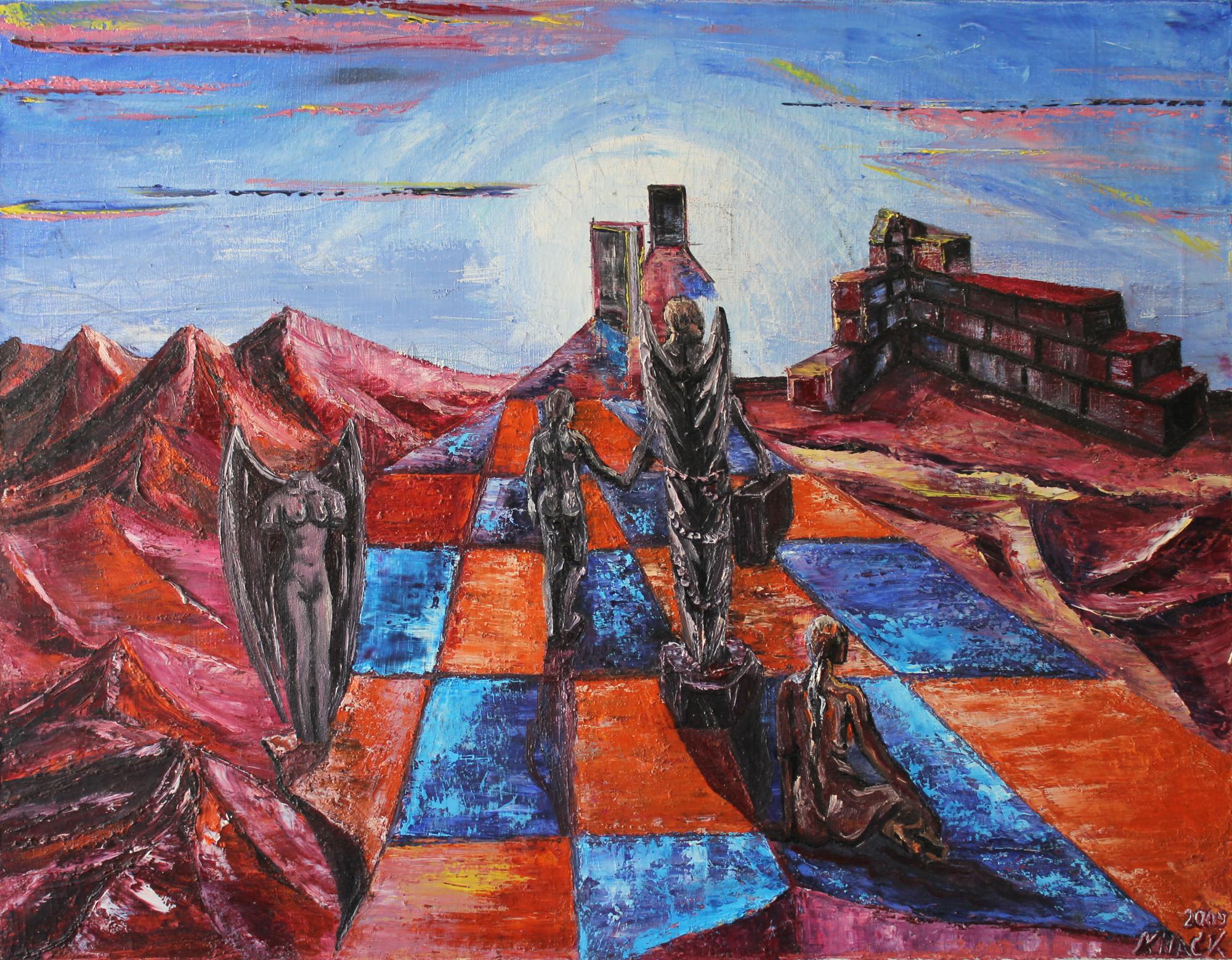 Kunstmalerei "Der Weg" Andrej Knack 2023