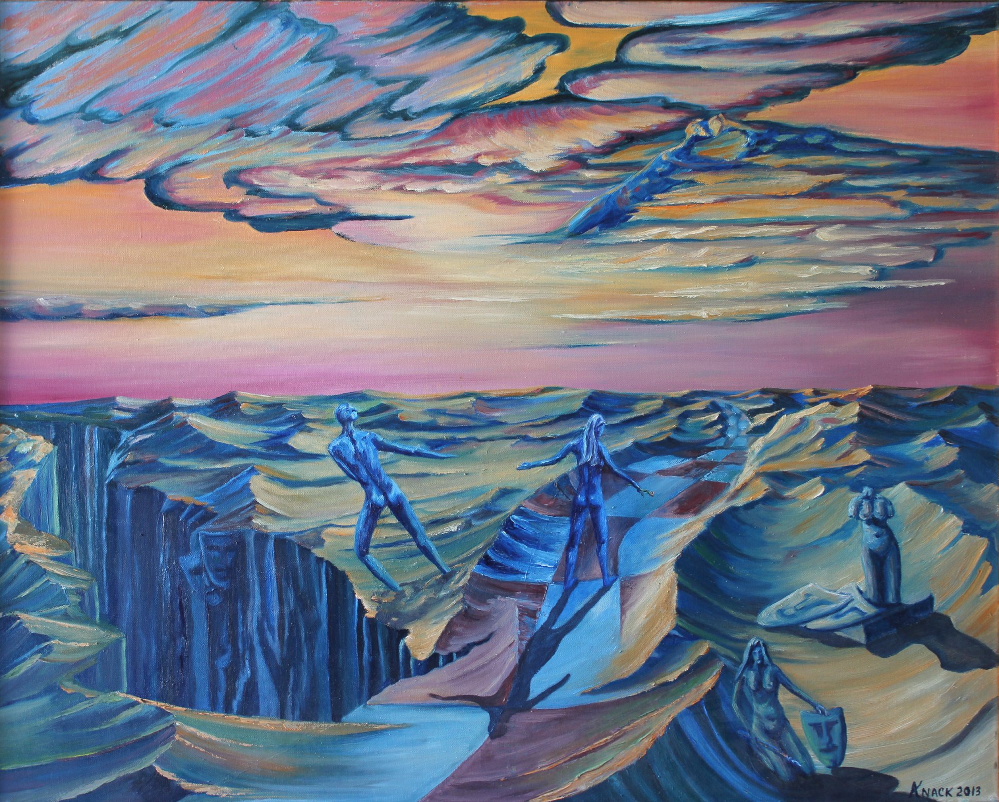 „Über dem Abgrund“ Gämelde Andrej Knack 2013